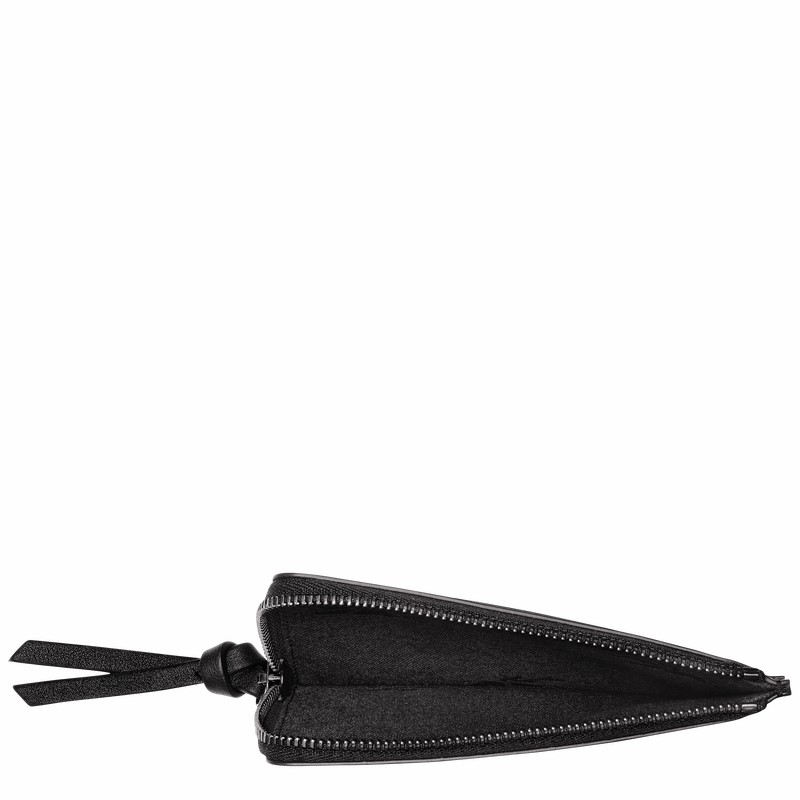Longchamp 3D Kortholder Dame Sort Danmark | 30034HCV001
