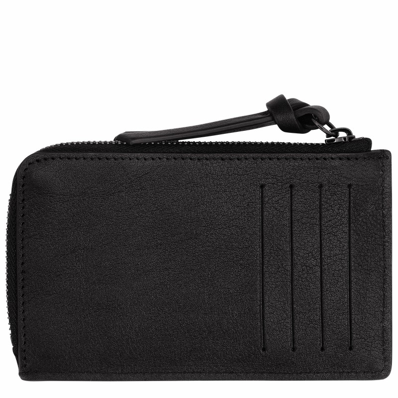 Longchamp 3D Kortholder Herre Sort Danmark | 30034HCV001-
