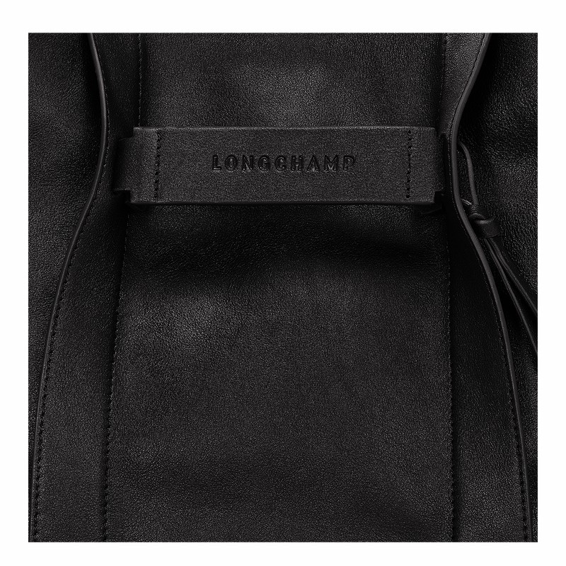 Longchamp 3D M Hobo Taske Dame Sort Danmark | 10225HCV001