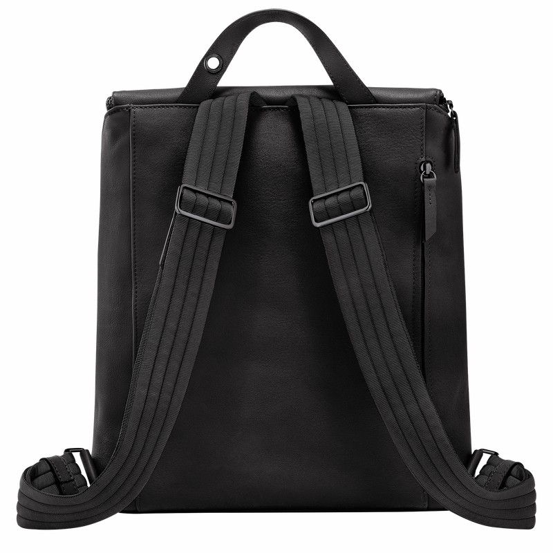 Longchamp 3D M Rygsække Dame Sort Danmark | 10243HCV001