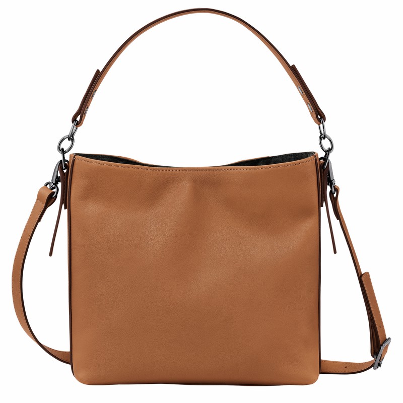 Longchamp 3D S Crossbody Taske Dame Beige Danmark | 10215HCV016