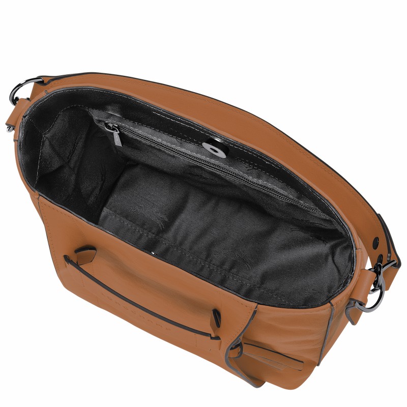 Longchamp 3D S Crossbody Taske Dame Beige Danmark | 10215HCV016