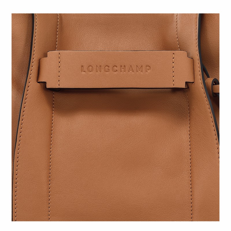 Longchamp 3D S Crossbody Taske Dame Beige Danmark | 10215HCV016
