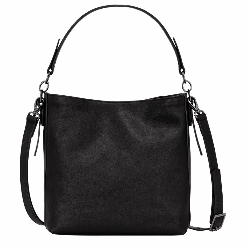 Longchamp 3D S Crossbody Taske Dame Sort Danmark | 10215HCV001