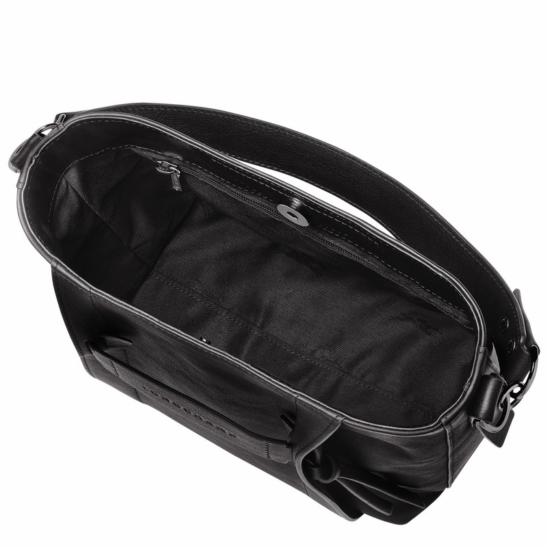 Longchamp 3D S Crossbody Taske Dame Sort Danmark | 10215HCV001