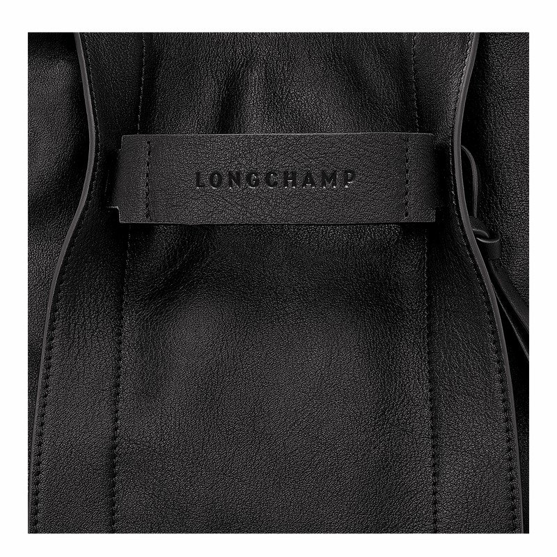 Longchamp 3D S Crossbody Taske Dame Sort Danmark | 10215HCV001
