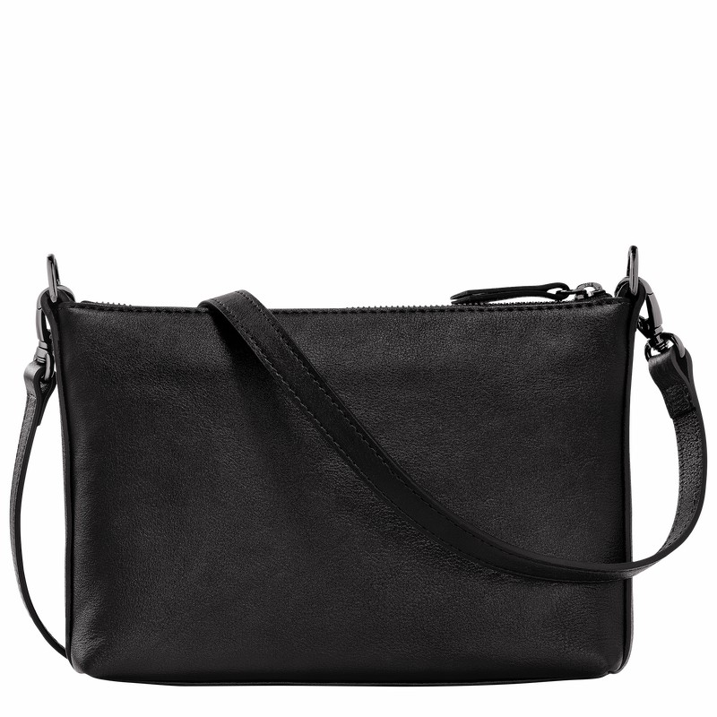 Longchamp 3D S Crossbody Taske Dame Sort Danmark | 10199HCV001
