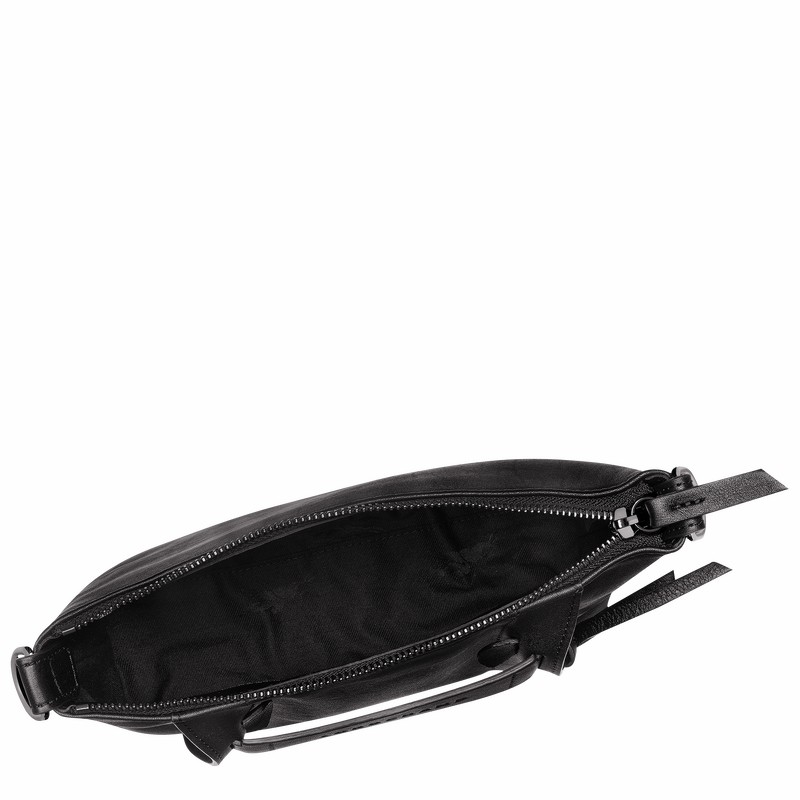 Longchamp 3D S Crossbody Taske Dame Sort Danmark | 10199HCV001