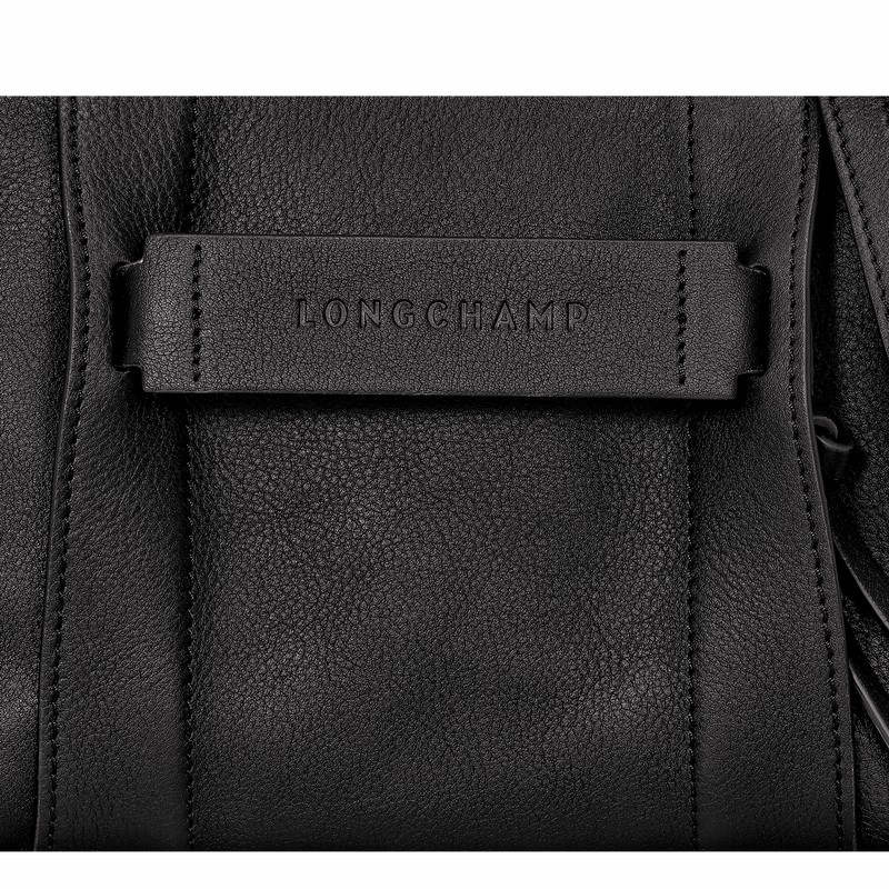 Longchamp 3D S Crossbody Taske Dame Sort Danmark | 10199HCV001