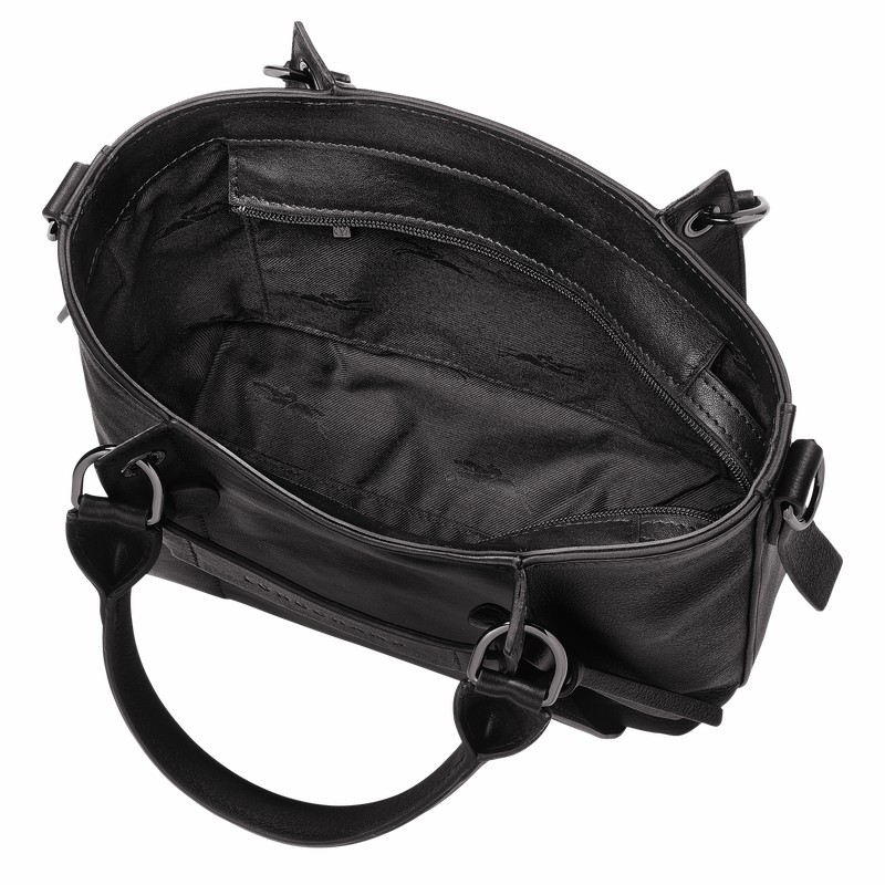 Longchamp 3D S Håndtaske Dame Sort Danmark | 10197HCV001