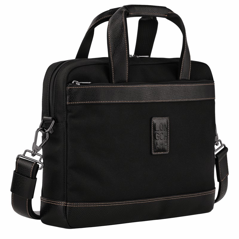 Longchamp Boxford S Mappe Herre Sort Danmark | L1486080001