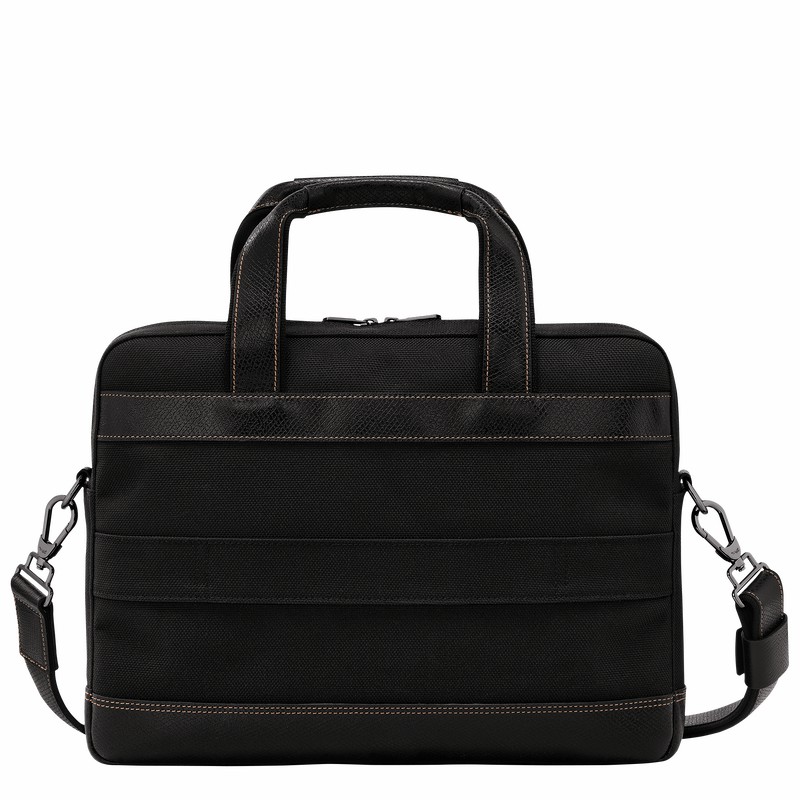 Longchamp Boxford S Mappe Herre Sort Danmark | L1486080001