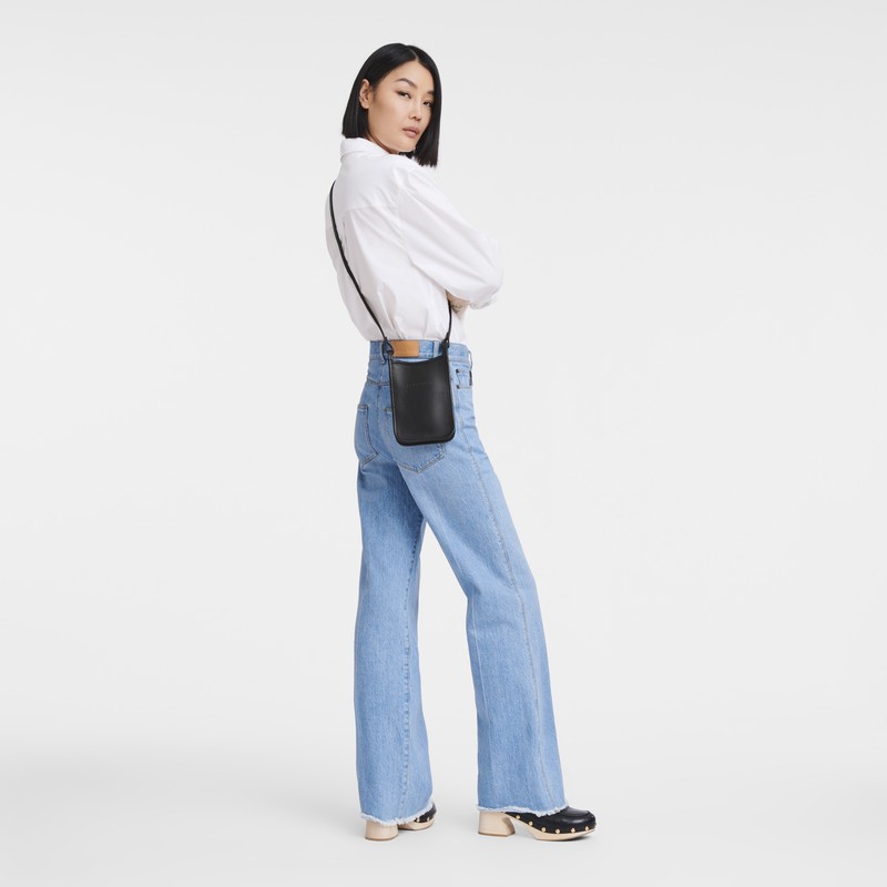Longchamp Le FOULONNÉ Cover Dame Sort Danmark | 34200021001