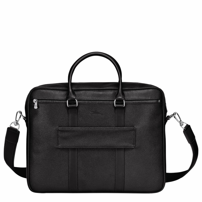 Longchamp Le FOULONNÉ M Mappe Herre Sort Danmark | L2123021047-