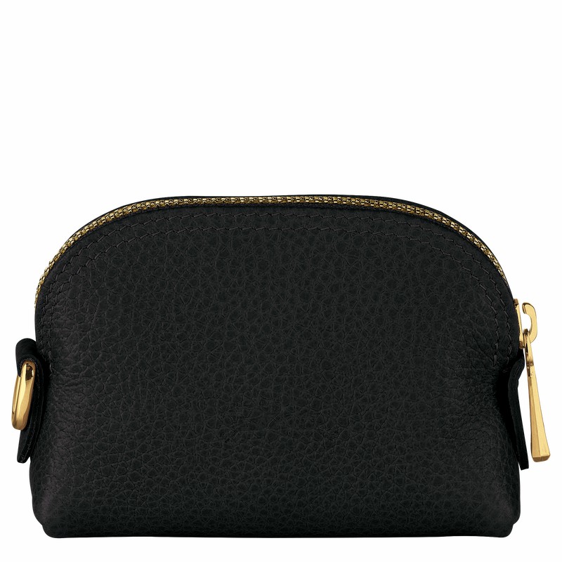 Longchamp Le FOULONNÉ Møntpung Dame Sort Danmark | L3686021001