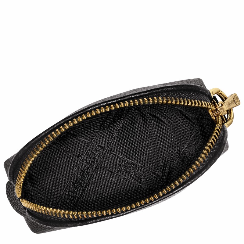 Longchamp Le FOULONNÉ Møntpung Dame Sort Danmark | L3686021001