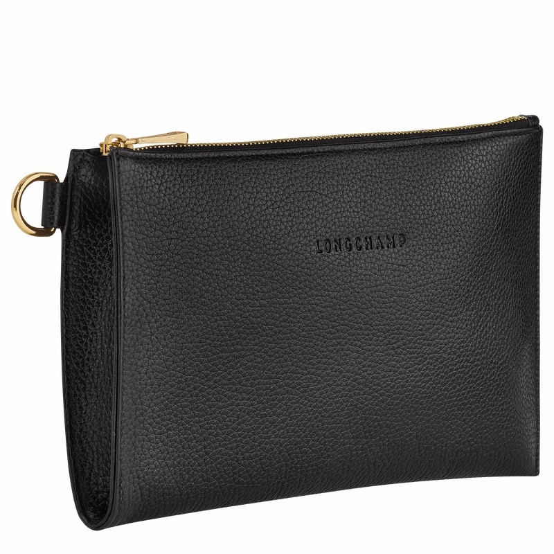 Longchamp Le FOULONNÉ Pouches Dame Sort Danmark | L2541021001