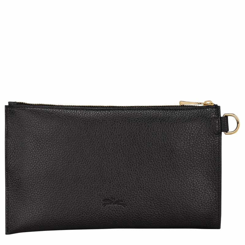 Longchamp Le FOULONNÉ Pouches Dame Sort Danmark | L2541021001
