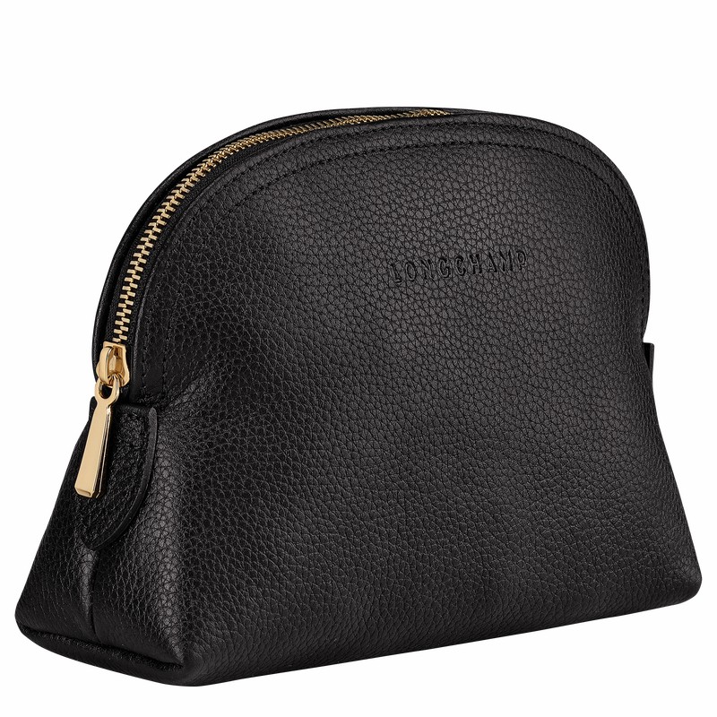 Longchamp Le FOULONNÉ Pouches Dame Sort Danmark | L2527021001