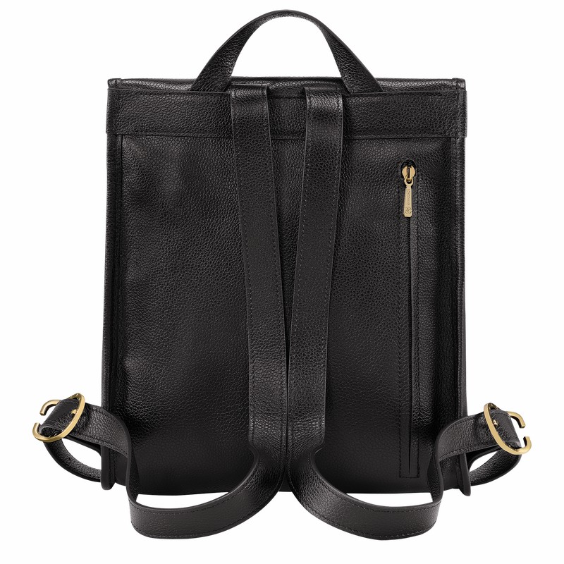 Longchamp Le FOULONNÉ Rygsække Dame Sort Danmark | 10195021001