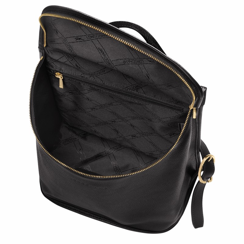Longchamp Le FOULONNÉ Rygsække Dame Sort Danmark | 10195021001