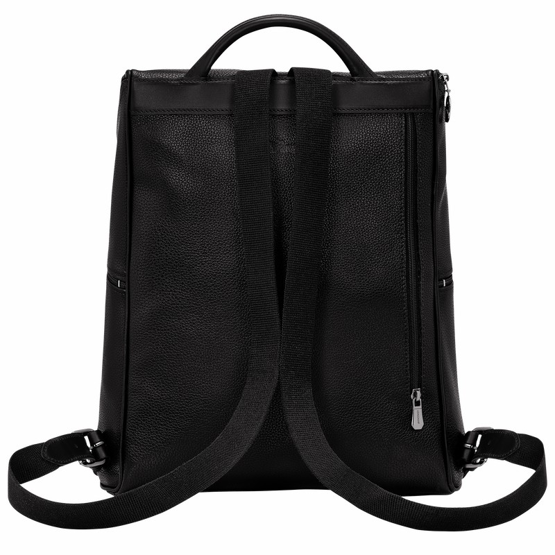 Longchamp Le FOULONNÉ Rygsække Dame Sort Danmark | L1617021047