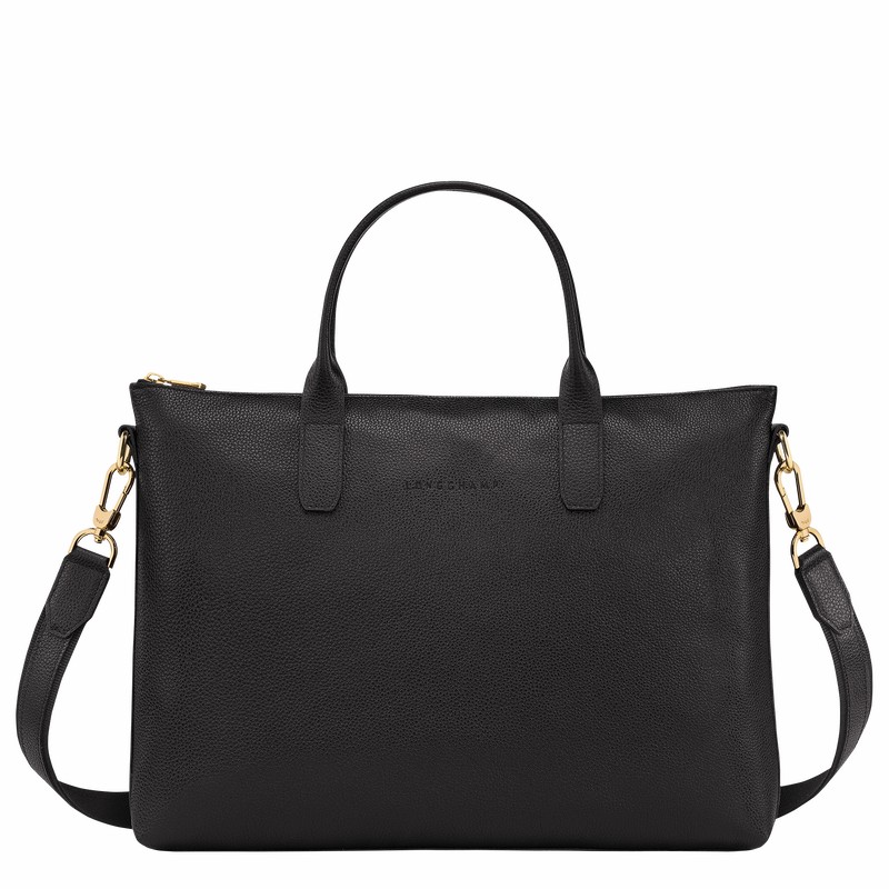 Longchamp Le FOULONNÉ S Mappe Herre Sort Danmark | 20032021001-