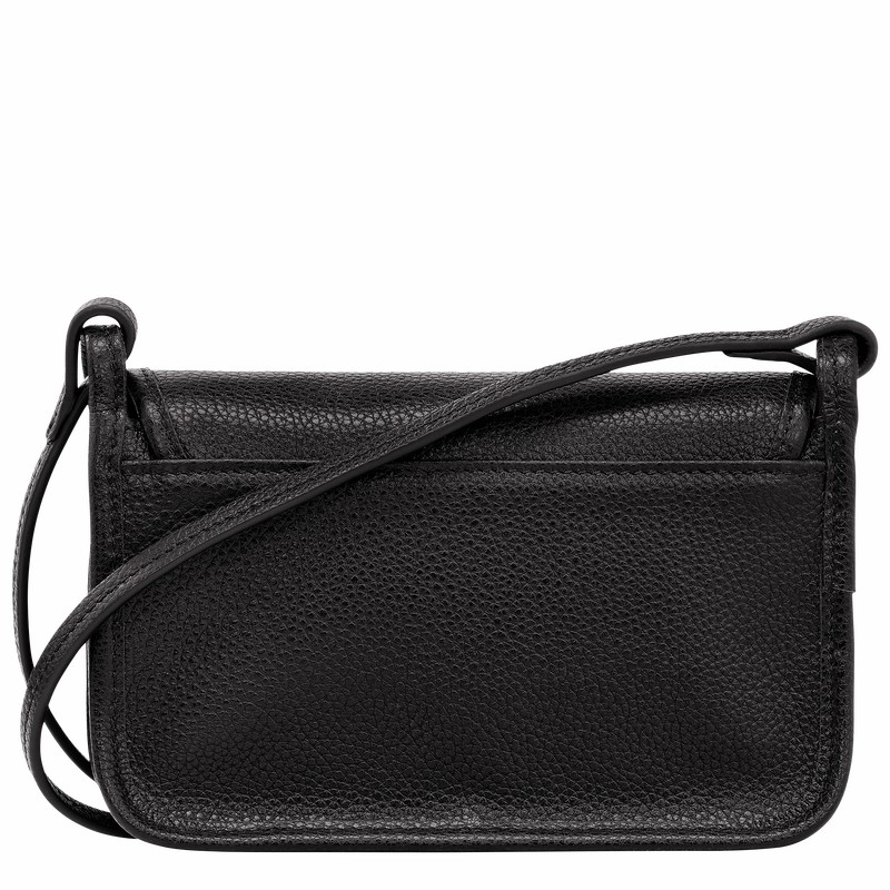 Longchamp Le FOULONNÉ XS Clutch Dame Sort Danmark | 10133021001