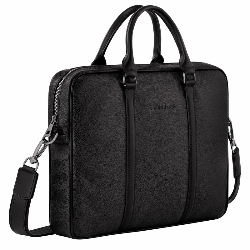 Longchamp Le FOULONNÉ XS Mappe Herre Sort Danmark | L2121021047-