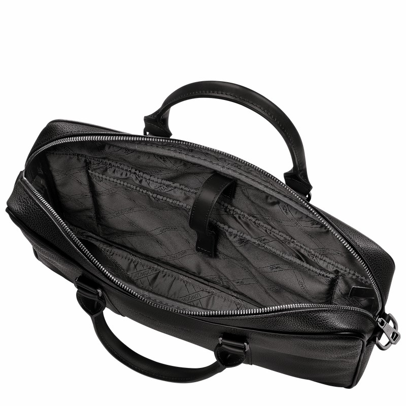 Longchamp Le FOULONNÉ XS Mappe Herre Sort Danmark | L2121021047-