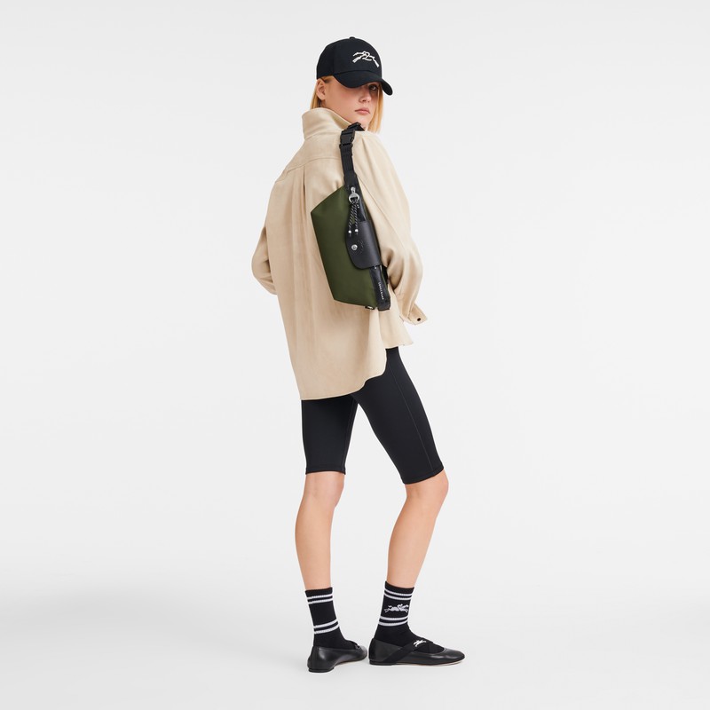 Longchamp Le Pliage Energy M Bæltetasker Herre Khaki Danmark | 10256HSR892-