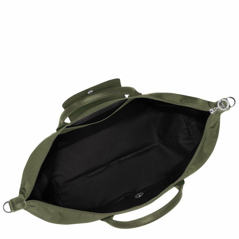 Longchamp Le Pliage Green expandable Rejsetasker Dame Grøn Danmark | L1911919479