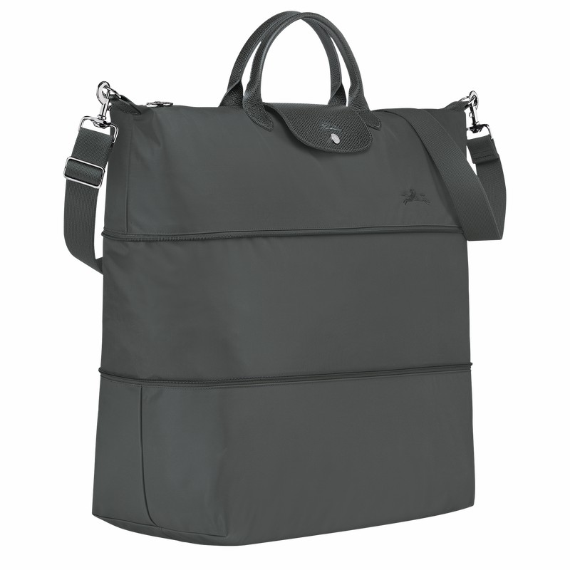 Longchamp Le Pliage Green expandable Rejsetasker Dame Dyb Grå Danmark | L1911919P66