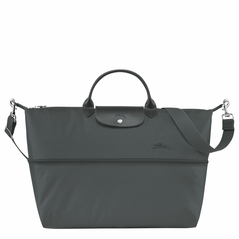 Longchamp Le Pliage Green expandable Rejsetasker Dame Dyb Grå Danmark | L1911919P66