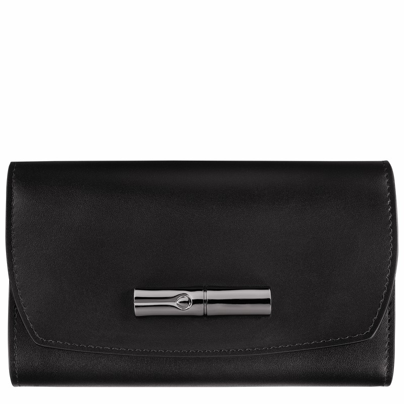 Longchamp Le Roseau Pung Dame Sort Danmark | 30002HCN001