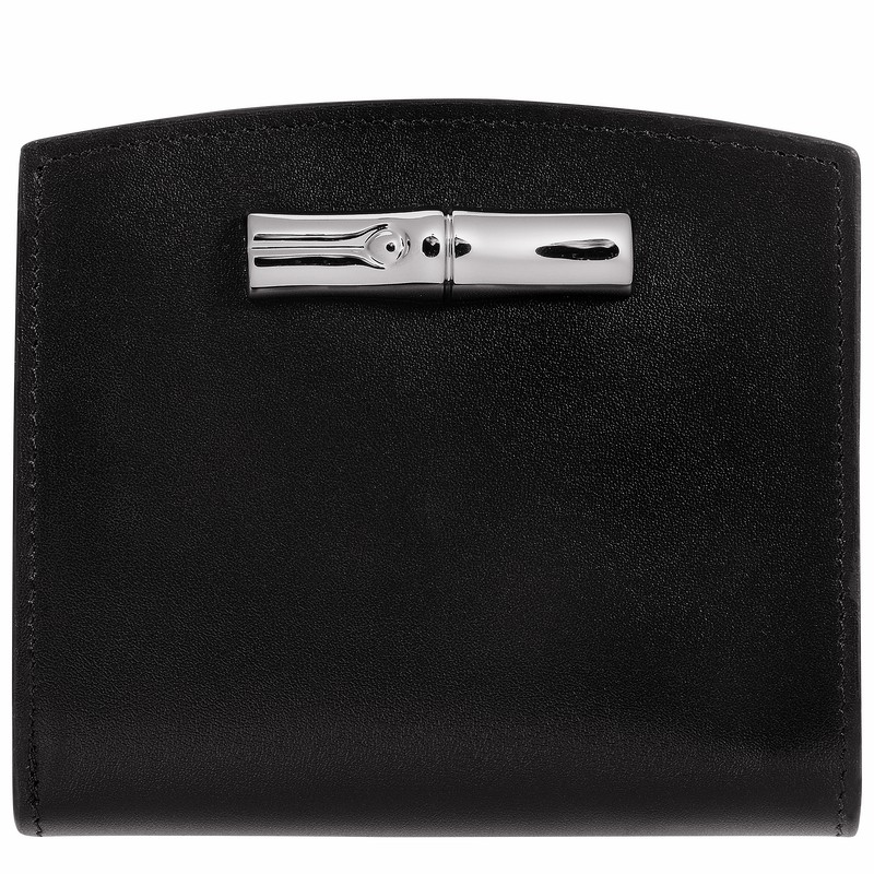 Longchamp Le Roseau Pung Dame Sort Danmark | 30011HCL001