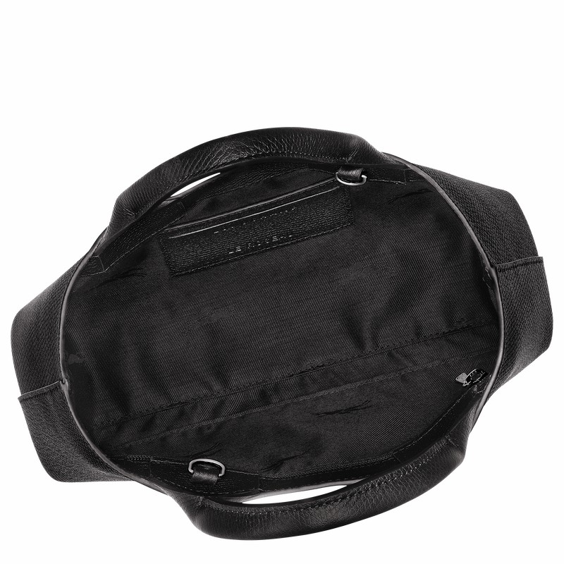 Longchamp Le Roseau S Håndtaske Dame Sort Danmark | 10280HFP001