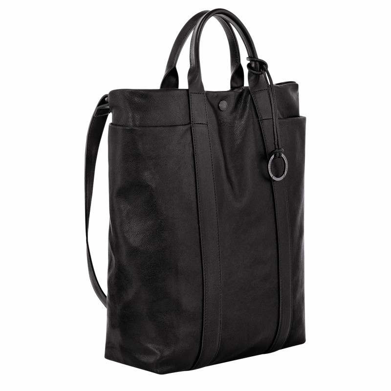 Longchamp Parisis M Muleposer Dame Sort Danmark | 10265HFC001
