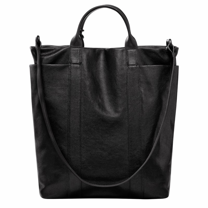 Longchamp Parisis M Muleposer Herre Sort Danmark | 10265HFC001-